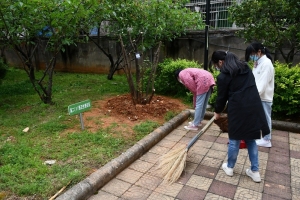 強(qiáng)化勞動實踐，共建美麗校園